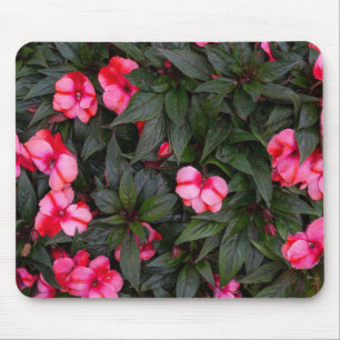Alfombrilla De Ratón Vibrante patrón de flores de impatiens de Nueva Gu