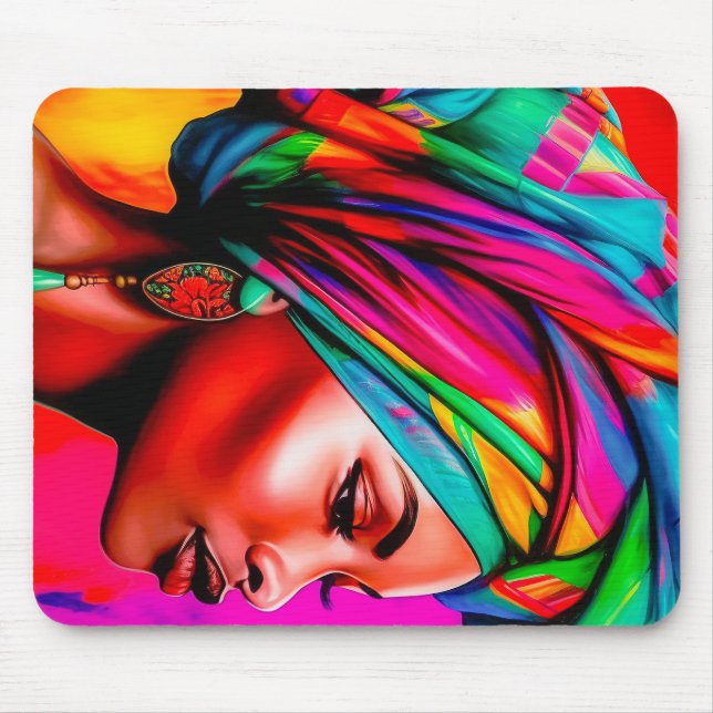 Alfombrilla De Ratón Vibrante serie de belleza 1 (Frente)