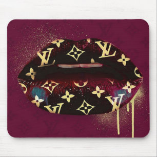 Alfombrilla De Ratón Vibrantes labios de Bougie