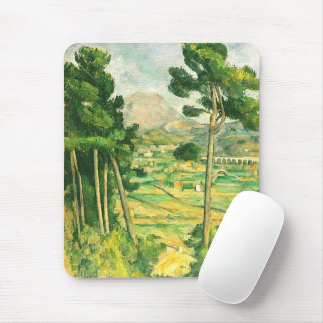 Alfombrilla De Ratón Victoire y el Viaducto Paul Cezanne (Con ratón)