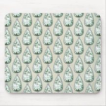 Victoria de diamantes de imitación verde azulados 