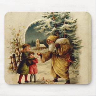 Alfombrilla De Ratón Victorian Santa