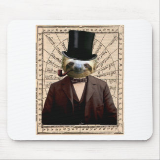 Alfombrilla De Ratón Victorian Steampunk del hombre de la pereza