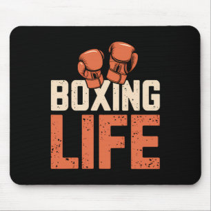 Alfombrilla De Ratón Vida De Boxeo Para Boxeadores Profesionales Amateu