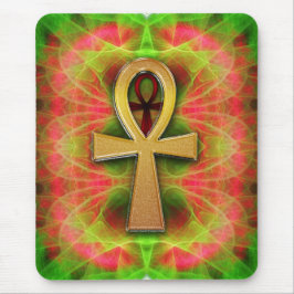 Alfombrilla De Ratón Vida Eterna Ankh Psicodélico Buzz Mousepad