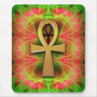Alfombrilla De Ratón Vida Eterna Ankh Psicodélico Buzz Mousepad