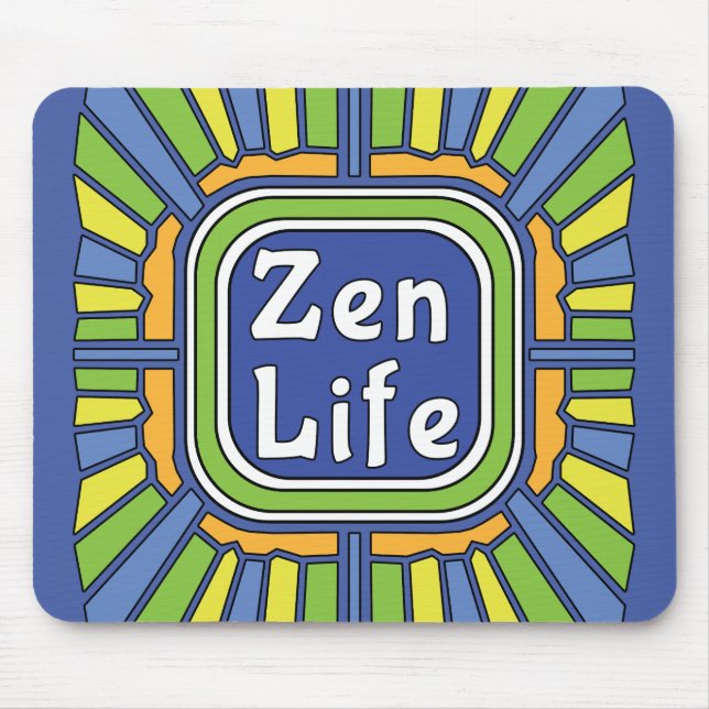 Alfombrilla De Ratón Vida Zen para mí (Frente)