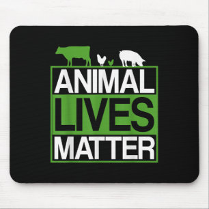 Alfombrilla De Ratón Vidas de animales Protección animal vegetarianos e