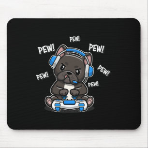 Alfombrilla De Ratón Videojuego de jugador de Bulldog francés