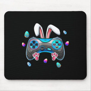Alfombrilla De Ratón Videojuego de Pascua Bunny Eggs Jugador de Juegos 