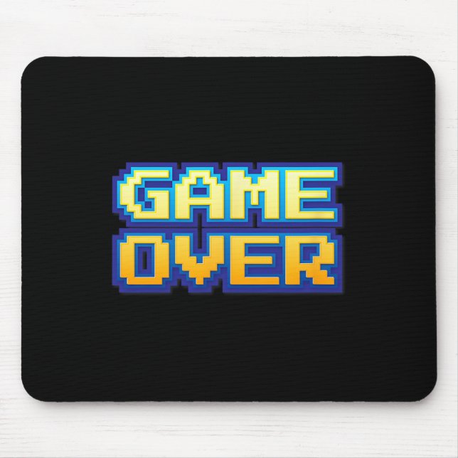 Alfombrilla De Ratón Videojuego retro de más de una época de la década  (Frente)