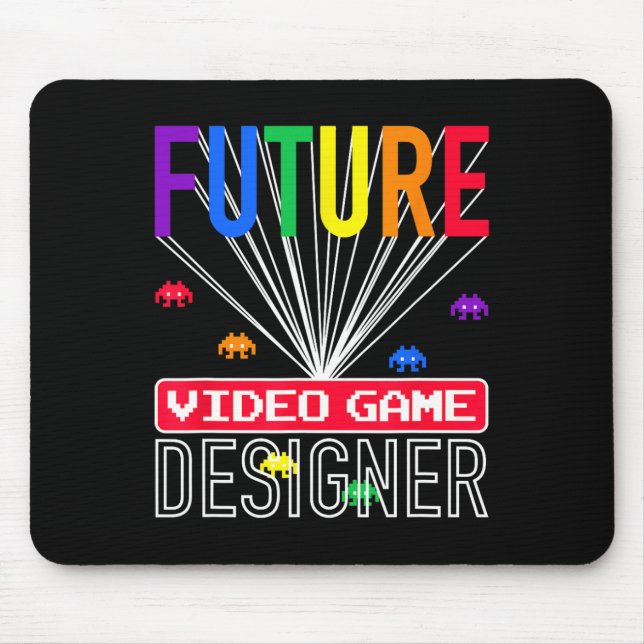 Alfombrilla De Ratón Videojuego Shirt Future Video Game Designer Kids (Frente)