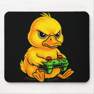 Alfombrilla De Ratón Videojuegos de pato amarillo Gamer Gaming Animal B