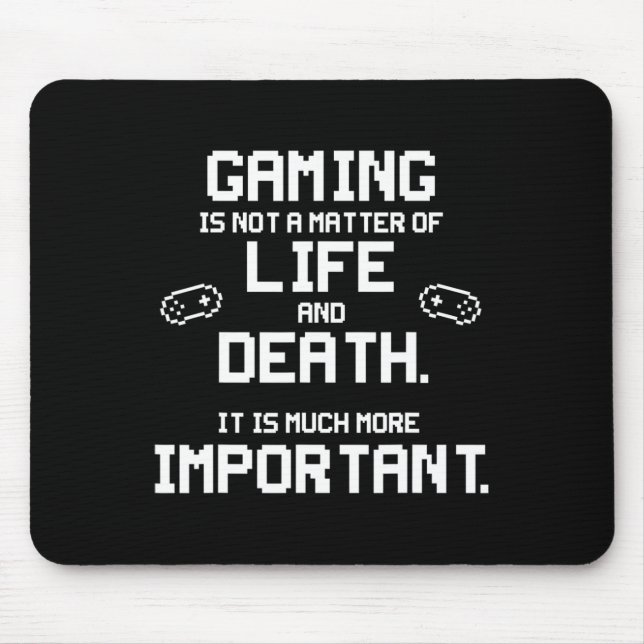 Alfombrilla De Ratón Videojuegos de vídeo divertidos videojuegos de con (Frente)