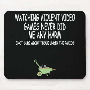 Alfombrilla De Ratón Videojuegos violentos divertidos