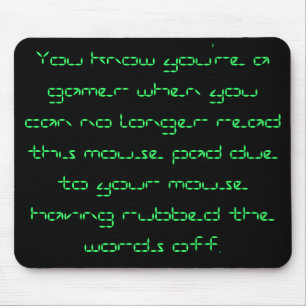 Alfombrilla De Ratón Videojugador Mousepad