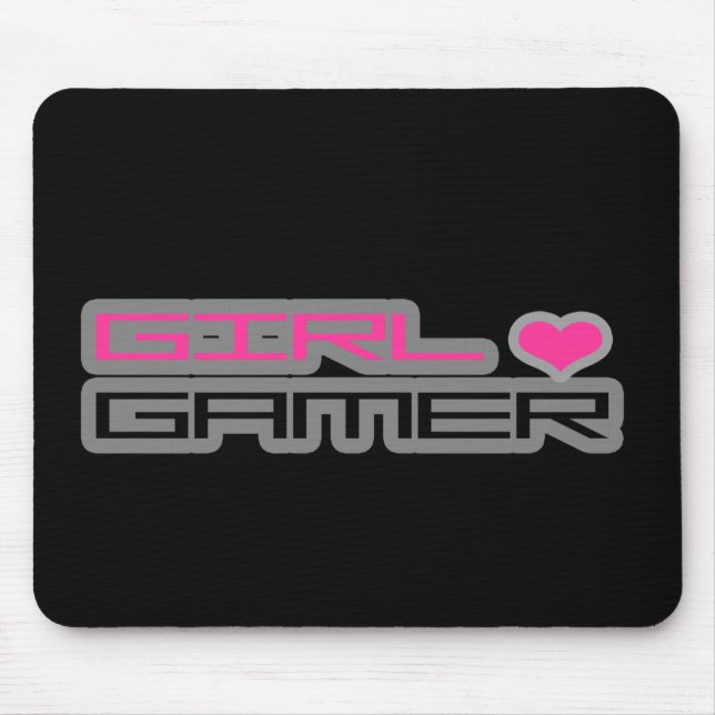 Alfombrilla De Ratón Videojugador Mousepad del chica (Frente)