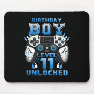 Alfombrilla De Ratón Videojugador nivel 11 desbloqueado Cumpleaños de 1