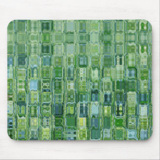 Alfombrilla De Ratón Vidrio abstracto verde