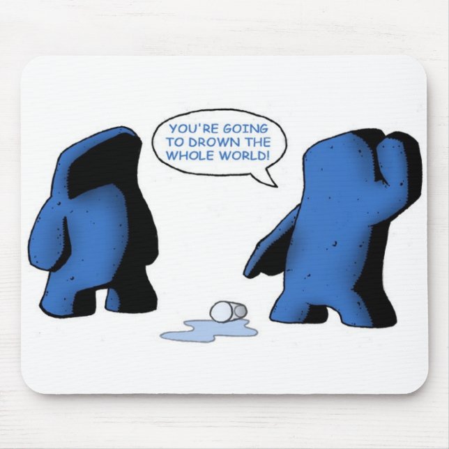 Alfombrilla De Ratón Vidrio del cojín de ratón del agua (Frente)