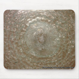 Alfombrilla De Ratón Vidrio destrozado en una