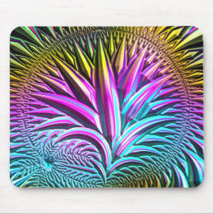 Alfombrilla De Ratón Vidrio fractal 5 Mousepad