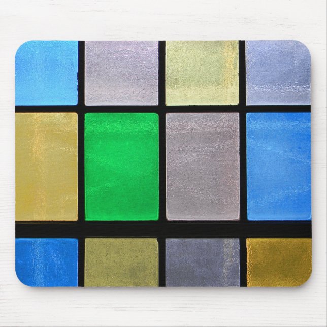 Alfombrilla De Ratón Vidrio manchado (Frente)