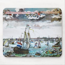Vieja imagen Mousepad de Amsterdam de la vela