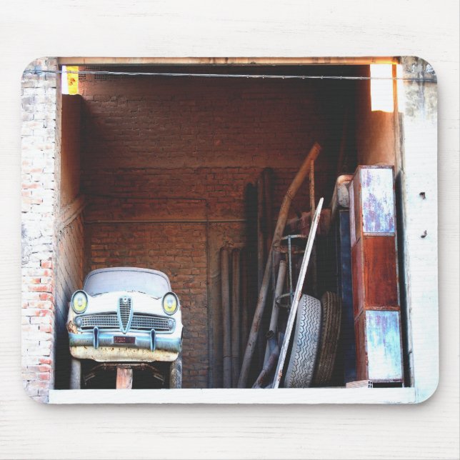 Alfombrilla De Ratón Viejo coche (Frente)