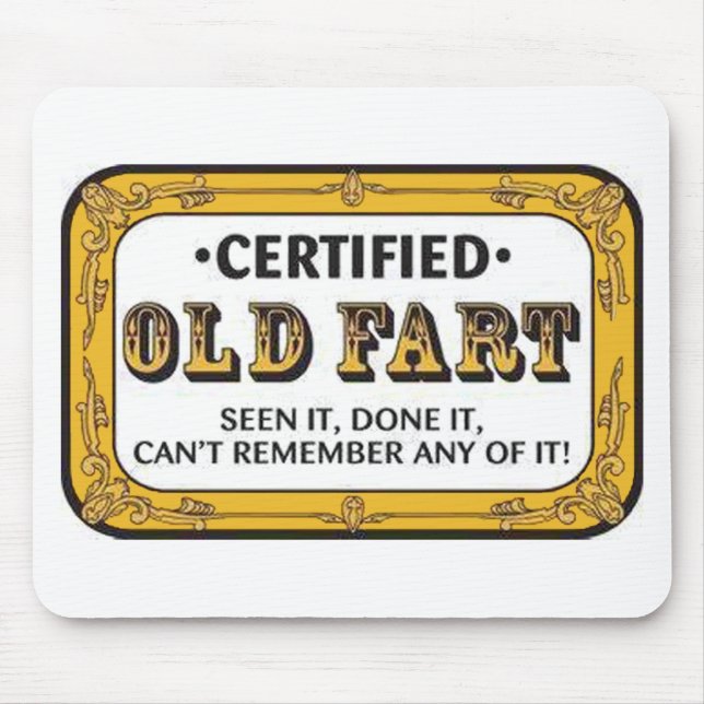 Alfombrilla De Ratón Viejo Fart (Frente)