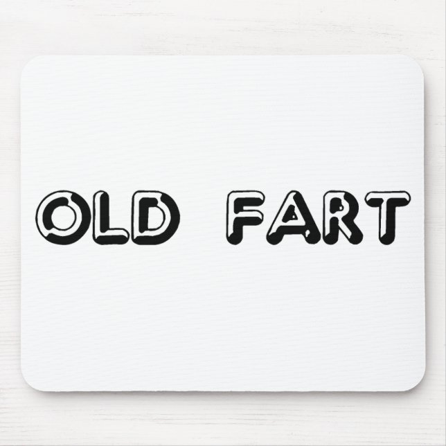 Alfombrilla De Ratón Viejo Fart el cojín de ratón (Frente)