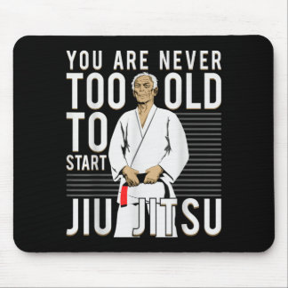 Alfombrilla De Ratón Viejo Hombre de Jiu Jitsu Brasileño