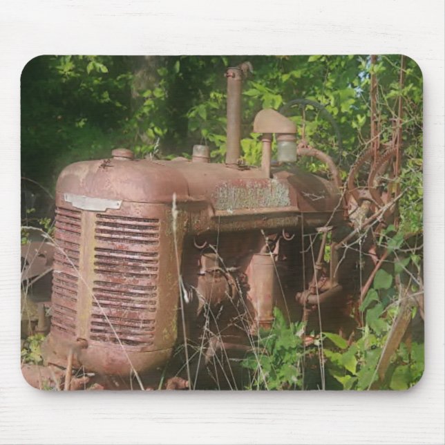 Alfombrilla De Ratón viejo mousepad del tractor (Frente)
