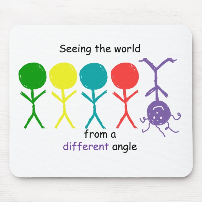 Alfombrilla De Ratón Viendo el mundo - MousePad (Frente)