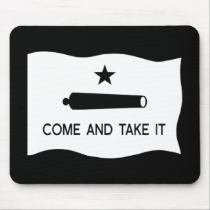 Alfombrilla De Ratón Viene tomarle el ~ Tejas de la bandera