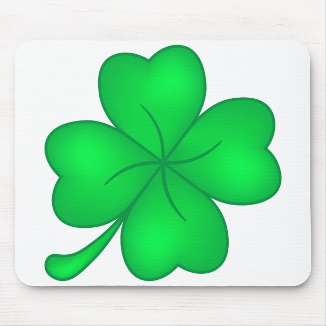 Alfombrilla De Ratón Vierblättriges Kleeblatt (Frente)
