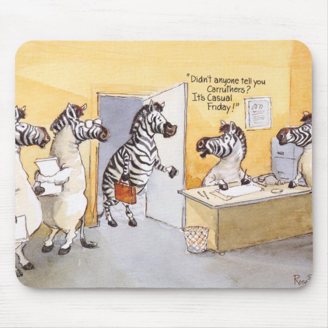 Alfombrilla De Ratón Viernes casual (Frente)