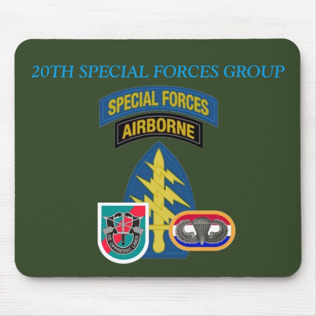 Alfombrilla De Ratón vigésimo GRUPO MOUSEPAD de las FUERZAS ESPECIALES (Frente)