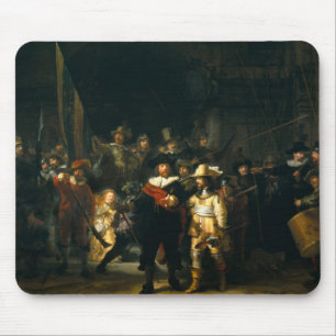 Alfombrilla De Ratón Vigilancia nocturna - Rembrandt
