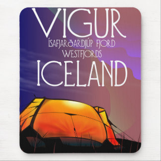 Alfombrilla De Ratón Vigur Ísafjarðardjúp fiordo en Westfjords Islandia