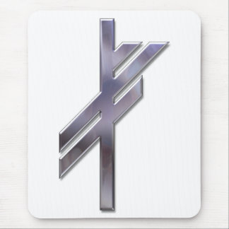 Alfombrilla De Ratón Viking Rune-luck-silver
