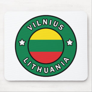 Alfombrilla De Ratón Vilnius Lituania