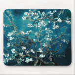 Alfombrilla De Ratón Vincent Van Gogh Almond Blossoms Oscuro Verde azul<br><div class="desc">Artista: Vincent Van Gogh Título: Flores de almendra de color alterado</div>