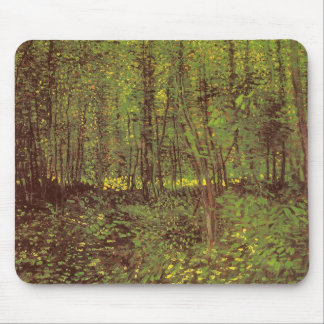 Alfombrilla De Ratón Vincent van Gogh - Árboles y maleza