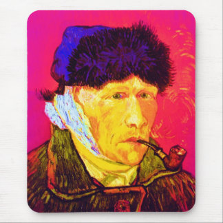 Alfombrilla De Ratón Vincent Van Gogh - Arte pop de autoretrato