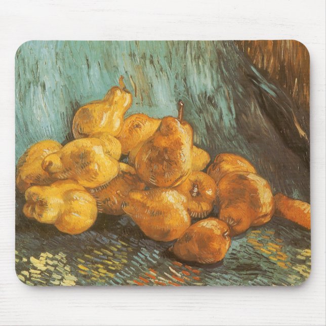 Alfombrilla De Ratón Vincent van Gogh - Bodegón con peras membrillo (Frente)