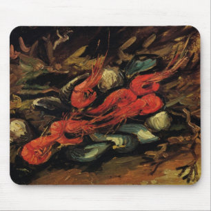 Alfombrilla De Ratón Vincent van Gogh - Bodegón mejillones y gambas