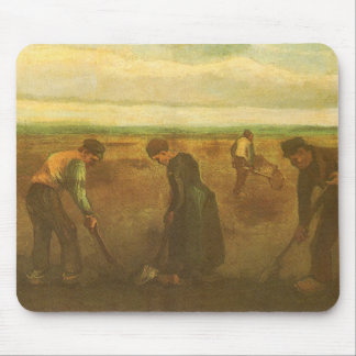 Alfombrilla De Ratón Vincent van Gogh - Campesinos plantando patatas
