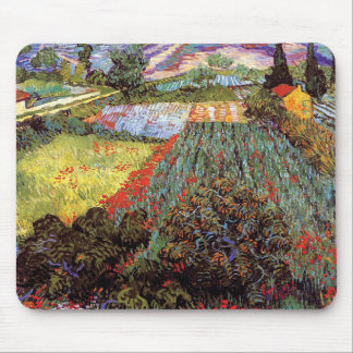Alfombrilla De Ratón Vincent Van Gogh - Campo con amapolas Arte fino