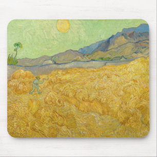 Alfombrilla De Ratón Vincent van Gogh - Campo de trigo con segador